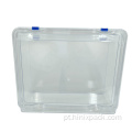 Caixa de jóias de membrana de embalagem transparente de plástico
